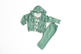 Комплект для девочек mini Pakel, зеленый цена и информация | Комплекты одежды для новорожденных | 220.lv