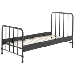Кровать Bronxx 90x200 см черная цена и информация | Детские кровати | 220.lv