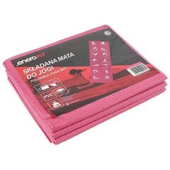 SALOKĀMS JOGAS PAKLĀJIS 1700x600x5MM PINK ENERO FIT cena un informācija | Spēka trenažieri | 220.lv