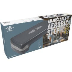 AEROBIC STEP 2-Stage REGULĒŠANA UMBRO GREY cena un informācija | Spēka trenažieri | 220.lv