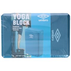 BLOKU VINGRINĀJUMU KUBĀKS JOGA PILATES FITNESS UMBRO BLUE cena un informācija | Spēka trenažieri | 220.lv