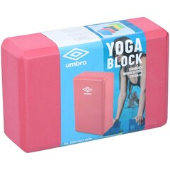 BLOCK EXRCISE CUB YOGA PILATES FITNESS UMBRO ROZĀ cena un informācija | Spēka trenažieri | 220.lv