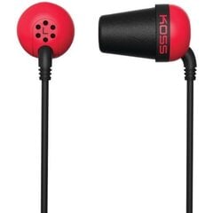 Наушники KOSS The Plug, красные цена и информация | Наушники с микрофоном Asus H1 Wireless Чёрный | 220.lv