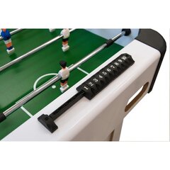 FUTBOLA GALDS 121x61x79CM BALTS cena un informācija | Atspiešanās rokturi | 220.lv