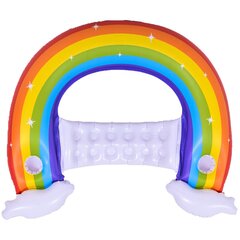 Piepūšamais KRĒSLS ŪDENS KRĒSLS RAINBOW 107x95x23CM 37606 cena un informācija | Piepūšamās rotaļlietas un pludmales preces | 220.lv