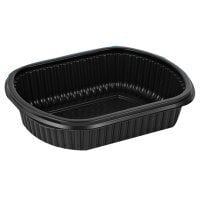 Коробка пищевая MEALBOX, черная, ПП, 952 мл, 207х170х50 мм, 63 шт (1 шт.) цена и информация | Посуда для хранения еды | 220.lv