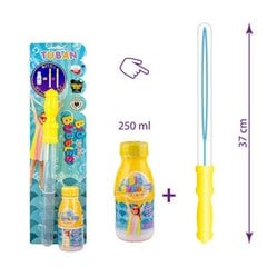 TUBAN ziepju burbuļu zobens + šķidrums 250ml KidsPro cena un informācija | Ūdens, smilšu un pludmales rotaļlietas | 220.lv