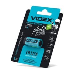 Baterija Videx, Lithium CR123A, 1500mAh, 3V (2 gab.) цена и информация | Батарейки | 220.lv