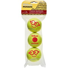 WILSON STARTER RED MINIONS TENIS BALL 3GAB ITF cena un informācija | Badmintons | 220.lv