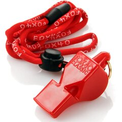 FOX 40 CLASSIC RED СВИСТОК И СТРУНА цена и информация | Скакалка Tunturi Pro Adjustable Speed Rope | 220.lv