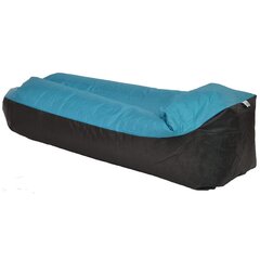 LAZY BAG piepūšamais DĪVĀNS 180x70cm BLUE ENERO CAMP cena un informācija | Tūrisma mēbeles | 220.lv