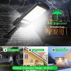 IELU LAMPA SAULES LAMPA 120LED + TĀLVADĪBAS KUSTĪBAS UN KRĒSLAS SENSORS cena un informācija | Lukturi un prožektori | 220.lv