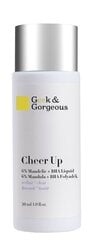 Geek & Gorgeous - Cheer Up - 6% mandeļskābe + BHA, 30 ml - vidējais pīlings kombinētai un aknes ādai cena un informācija | Serumi sejai, eļļas | 220.lv