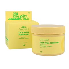 VT COSMETICS CICA VITAL TONER PAD 120ml cena un informācija | Serumi sejai, eļļas | 220.lv