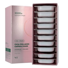 VT COSMETICS - Cica Collagen Capsule Mask, 10gb - kolagēna maskas kapsulās cena un informācija | Sejas maskas, acu maskas | 220.lv