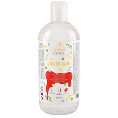 Šķidrā līme 500 ml Creative Deco caurspīdīga vinila līme PVA, netoksiska, papīra mājām un kartonam цена и информация | Клей | 220.lv