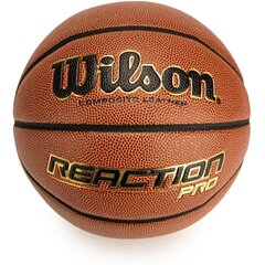 WILSON REACTION PRO 275 BSKT R.5 BASKETBOLS cena un informācija | Basketbola bumbas | 220.lv