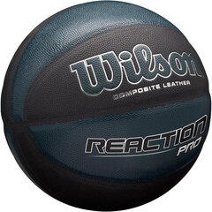 WILSON REACTION PRO COMP NAVI BLUE R.7 БАСКЕТБОЛ цена и информация | Баскетбольные мячи | 220.lv