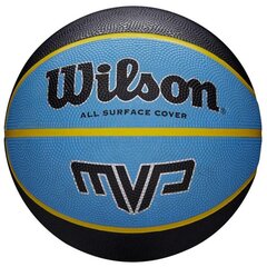 WILSON MVP BASKETBALL R.7 ЧЕРНО-СИНИЙ цена и информация | Баскетбольные мячи | 220.lv