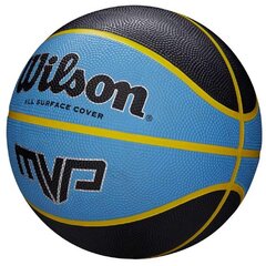 WILSON MVP BASKETBOLS R.7 BLACK AND BLUE cena un informācija | Basketbola bumbas | 220.lv