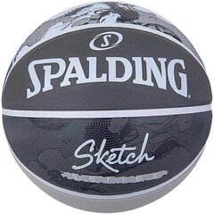 SPALDING SKETCH JUMP BASKETBALL R.7 СЕРЫЙ цена и информация | Баскетбольные мячи | 220.lv