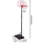 REGULĒJAMS BASKETBOLA KOMPLEKTS DUNLOP 1.65-2.05M cena un informācija | Basketbola bumbas | 220.lv