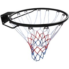 GROZA GREDZENS AR TĪklu 45cm ENERO BLACK 1055824 cena un informācija | Basketbola bumbas | 220.lv