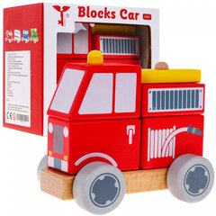 Koka policijas mašīna Ramiz, sarkana cena un informācija | Attīstošās rotaļlietas | 220.lv