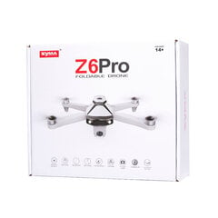 Радиоуправляемый дрон Syma Z6PRO GPS 4K 5G Wi-Fi FPV 2,4 ГГц  StoreGd цена и информация | Дроны | 220.lv