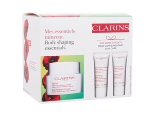 Ķermeņa ādas kopšanas komplekts Clarins Masvelt sievietēm: nostiprinošs masāžas krēms, 200 ml + ādas skrubis, 30 ml + pretcelulīta losjons, 30 ml cena un informācija | Ķermeņa krēmi, losjoni | 220.lv