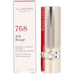 Lūpu krāsa Clarins Joli Rouge, 768 Strawberry, 3.5 g cena un informācija | Lūpu krāsas, balzāmi, spīdumi, vazelīns | 220.lv