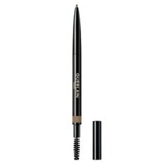 Uzacu zīmulis ar birstīti Guerlain Brow G, 03 Medium Brown cena un informācija | Uzacu krāsas, zīmuļi | 220.lv