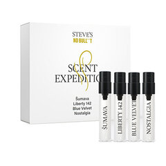 Parfimērijas ūdens komplekts Steve's EDP vīriešiem, 4x2 ml cena un informācija | Sieviešu smaržas | 220.lv