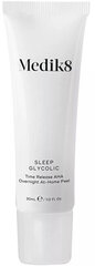 Tonizējošs nakts sejas krēms Medik8 Sleep Glycolic, 30 ml cena un informācija | Sejas krēmi | 220.lv