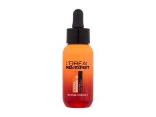 Serums L'Oréal Paris Hydra Energetic vīriešiem, 30 ml cena un informācija | Serumi sejai, eļļas | 220.lv