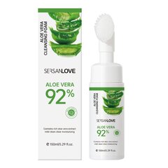 SERSANLOVE - Aloe Vera attīrošās putas, 150 ml - Sejas tīrīšanas putas ar alveju цена и информация | Средства для очищения лица | 220.lv