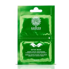 GARDEN - DETOX MASK - Detoksikuojanti kaukė, 2X8 ml cena un informācija | Sejas maskas, acu maskas | 220.lv