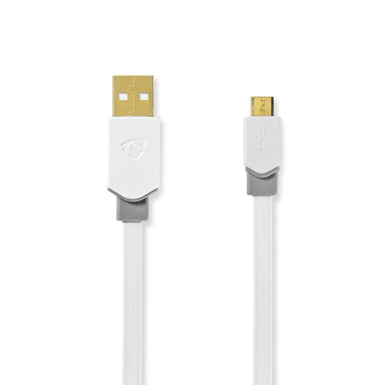 Nedis Cable USB-A Male - USB-B Micro Male 1.0m. Antracīta Produkta Opcija cena un informācija | Kabeļi un vadi | 220.lv