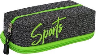 Sporta pildspalva, CoolForSchool, 230x105x75mm, pelēka/zaļa cena un informācija | Penāļi | 220.lv