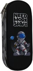 Пенал NEED MORE SPACE, CoolForSchool, 215x55x90мм, черный цена и информация | Пеналы | 220.lv