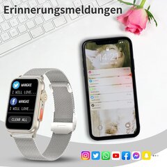 YEDASAH sieviešu viedpulkstenis cena un informācija | Viedpulksteņi (smartwatch) | 220.lv