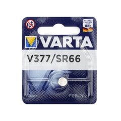 Кнопка ячейки Varta Silver Оксид серебра 1,55 V SR66 цена и информация | Батарейки | 220.lv