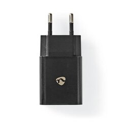 Nedis Wall Charger USB-A 1 Output 2.1A Elegantais Melnais Klasiskais Roku Pulkstenis - Opcija: Melnā цена и информация | Принадлежности для большой бытовой техники | 220.lv