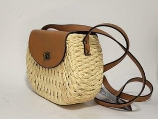 Плетеная женская сумочка песочного цвета.M2020 цена и информация | Женские сумки | 220.lv