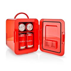 Nedis Portable Mini Fridge 4l. Elegance Sarkanajā Nuance цена и информация | Холодильники | 220.lv