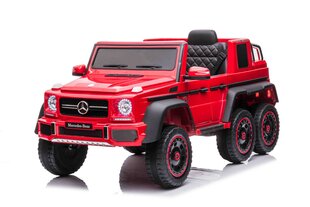 Поезд Mercedes G63 6x6 AMG Czerwony цена и информация | Электромобили для детей | 220.lv