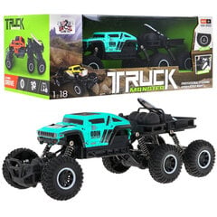 Automašīna R/C Car 1:18 Crawler 6x6 2 4G, zila cena un informācija | Rotaļlietas zēniem | 220.lv