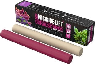 Microbe -Coralscaper Epoxy - 2K коралловый клей, идеально подходящий для прикрепления кораллов, ответвлений и рифовых конструкций в каждом аквариуме морской воды, 2x60g цена и информация | Аквариумы и оборудование | 220.lv