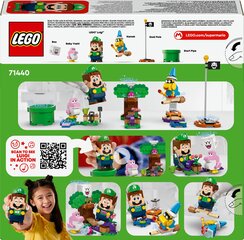 71440 LEGO® Super Mario Piedzīvojumi ar Interaktīvo LEGO® Luigi™ cena un informācija | Konstruktori | 220.lv