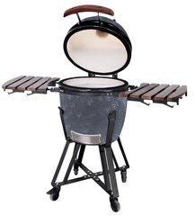 Grils Kamado Euroliux AU-23.5 BBQ, 136x80x123 cm, pelēks cena un informācija | Grili | 220.lv